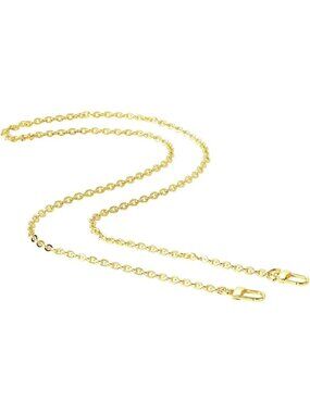 Stylish Crossbody Handbag Chain Strap Replacement with Gold Metal Buckles